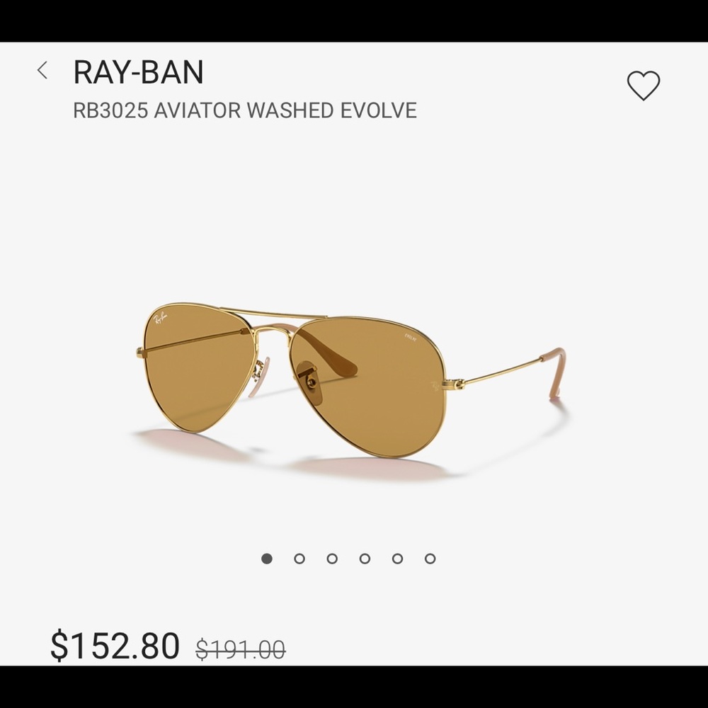 Authentic Ray Bans Avaitor Sunglasses